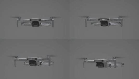 无人机在空中旋转的中景高清在线视频素材下载