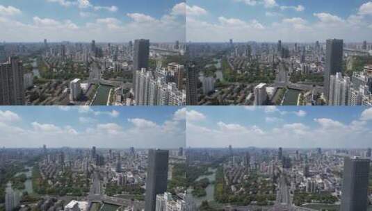 安徽合肥城市宣传片地标建筑航拍高清在线视频素材下载