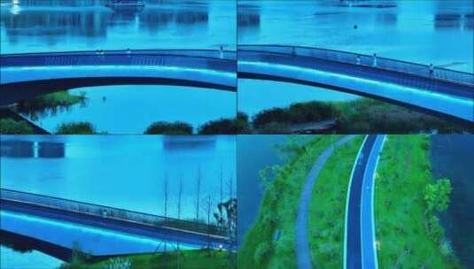 【兴隆湖】-跑步跑道1高清在线视频素材下载