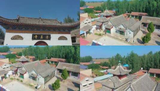 临西县八里圈清真寺高清在线视频素材下载