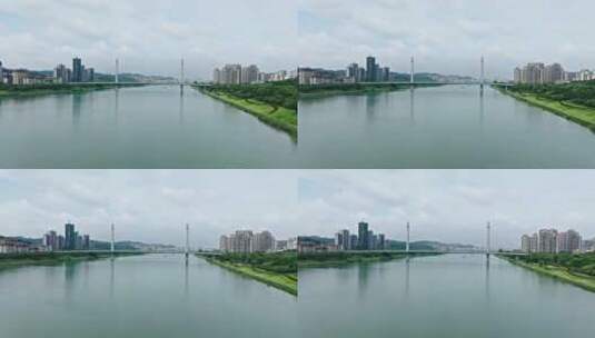 【正版素材】广西五象大桥航拍0233高清在线视频素材下载