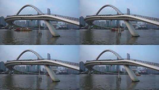 航拍广州金融中心一线城市景观 4k高清在线视频素材下载