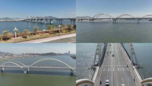 潮州金山大桥高清在线视频素材下载