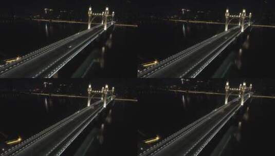 珠海白石桥航拍高清在线视频素材下载