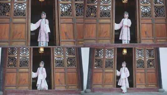 苏州中国传统文化昆曲牡丹亭升格慢镜头高清在线视频素材下载