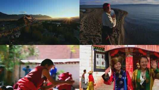 西藏生活的民族风情人文高清在线视频素材下载