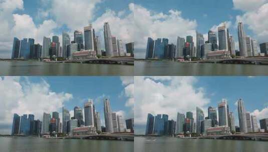 新加坡CBD延时摄影高清在线视频素材下载