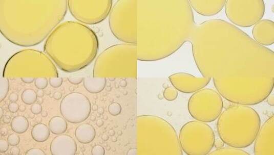 精油精华液化妆品水分子细胞补水玻尿酸保湿高清在线视频素材下载