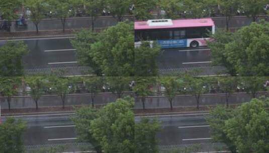 车流 上海交通 城市交通 汽车 城市道路高清在线视频素材下载
