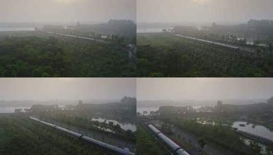 上海黄浦江山水生态环境高清在线视频素材下载