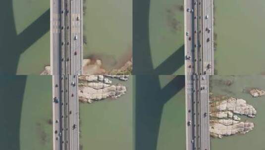 重庆桥梁航拍高清在线视频素材下载