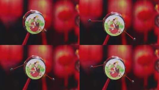 春节 新年 过年装饰品高清在线视频素材下载