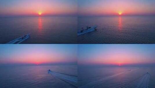 太阳冲锋艇3高清在线视频素材下载