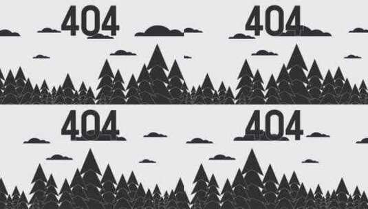 云雾森林Bw 404动画高清在线视频素材下载