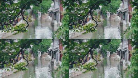 4K江南古镇小桥流水人家高清在线视频素材下载