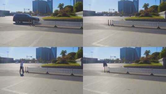 城市马路汽车车辆车流延时风景视频素材高清在线视频素材下载