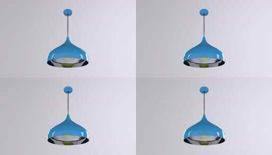 吊灯3d物体旋转回路高清在线视频素材下载