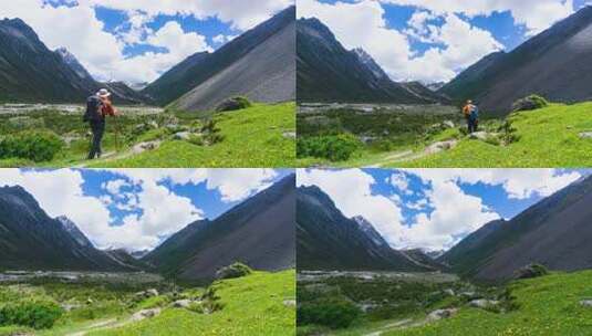 自然风景 大美山川 唯美治愈 高山流水高清在线视频素材下载