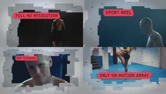 动感现代体育比赛宣传预告AE模板高清AE视频素材下载