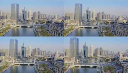 天津城市建设发展高清在线视频素材下载