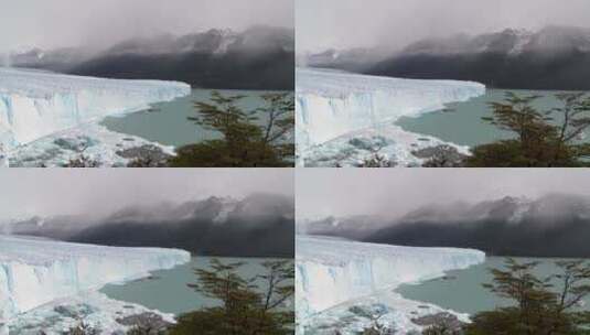 巨大冰川的美丽风景高清在线视频素材下载