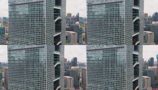 深圳百度国际大厦近景左环绕高清在线视频素材下载