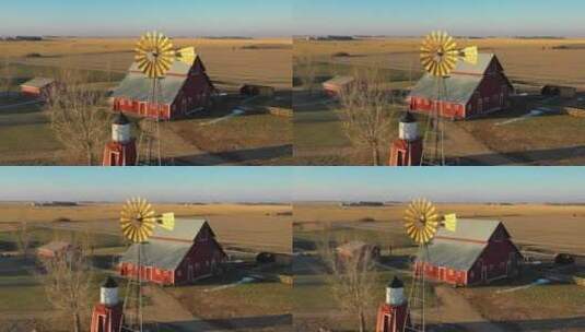 美国西部的一个农舍高清在线视频素材下载