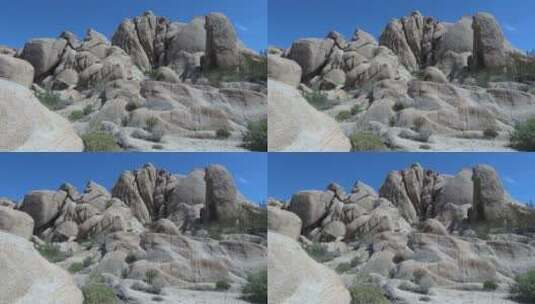 公园岩石景观高清在线视频素材下载