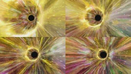 太空中的光隧道_虚拟3D高清在线视频素材下载