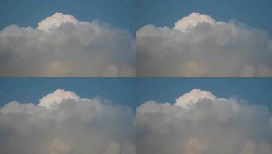 云彩中的闪电积雨云高清在线视频素材下载