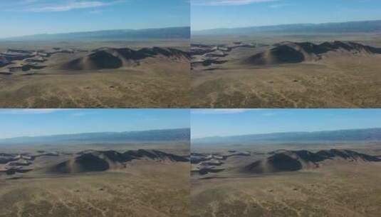 新疆哈密东天山鸣沙山沙漠高清在线视频素材下载