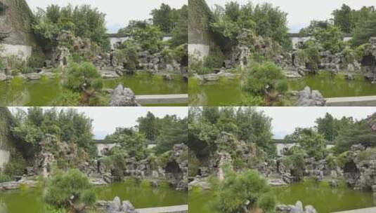 扬州何园内部景观高清在线视频素材下载