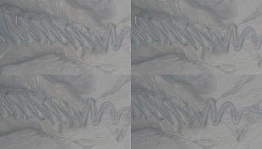 20211020秋天新疆南疆塔合曼 白沙湖公路雪山 汽车航拍 4k 50p_0046高清在线视频素材下载