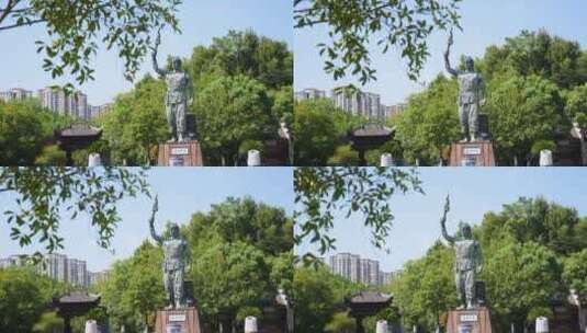 景德镇古窑博物馆内旧窑遗址高清在线视频素材下载