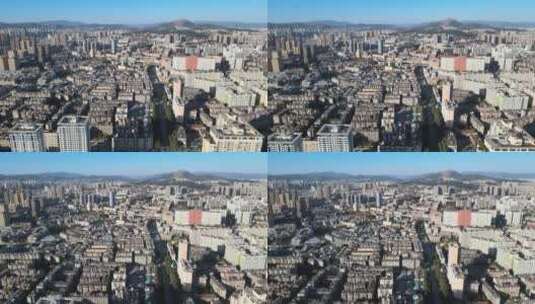 航拍昆明城市建筑高清在线视频素材下载