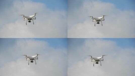 无人机在云中飞行高清在线视频素材下载