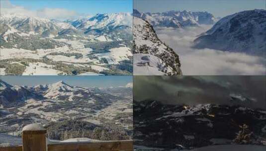 自然世界雪景视频素材高清在线视频素材下载