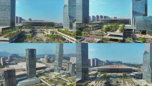 深圳北站航拍合集高清在线视频素材下载
