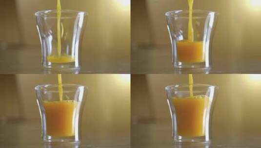 夏季清凉饮品果汁高清在线视频素材下载