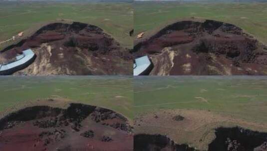 乌兰哈达火山高清在线视频素材下载