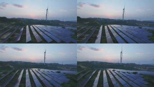 4K新能源太阳能发电站光伏发电高清在线视频素材下载