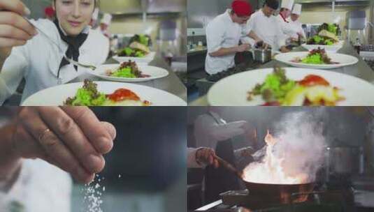 【合集】厨师烹饪美食高清在线视频素材下载