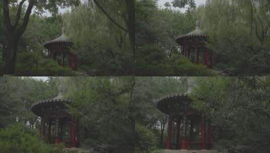 园博园北京园高清在线视频素材下载