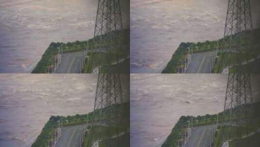 洪水过境实拍视频高清在线视频素材下载