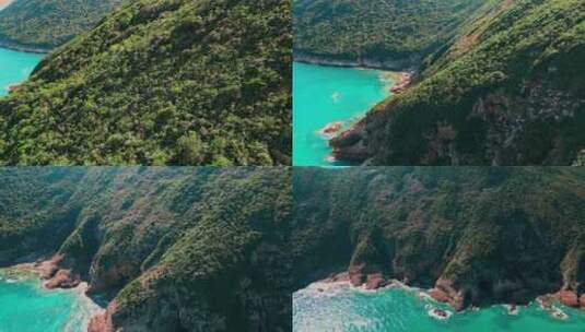 香港麦理浩径航拍高清在线视频素材下载