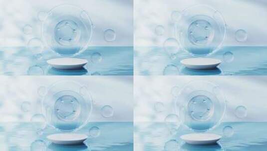 分子 水滴高清在线视频素材下载