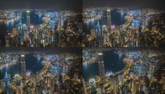 香港维多利亚港大气延时高清在线视频素材下载
