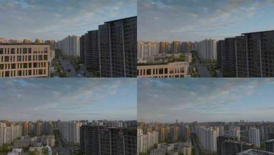 杭州市上城区望江门海潮路风光高清在线视频素材下载