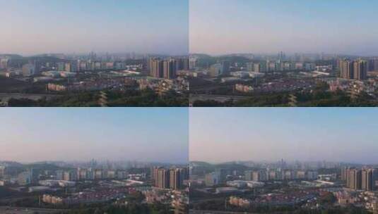 航拍深圳龙岗建筑高楼高清在线视频素材下载