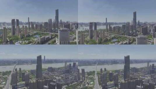 【原创5K】武汉天地高楼高清在线视频素材下载